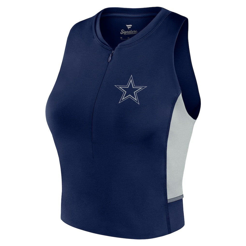 Women's Studio Fitted Gym Tank Top - Dallas Cowboys Tops