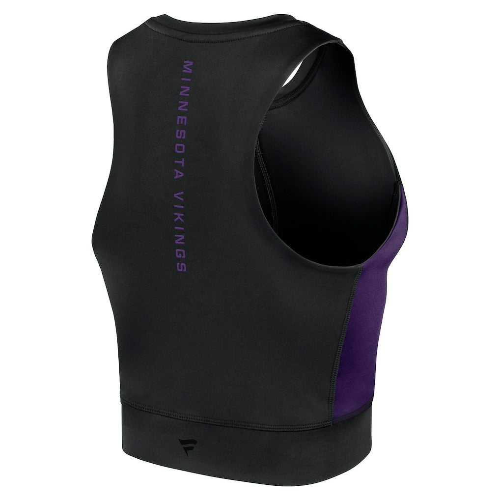 Women's Studio Fitted Gym Tank Top - Minnesota Vikings Tops