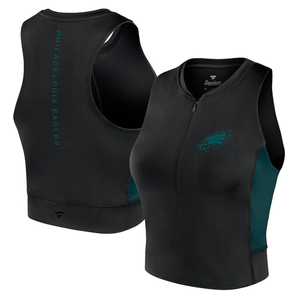 Women's Studio Fitted Gym Tank Top - Philadelphia Eagles Tops