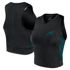 Women's Studio Fitted Gym Tank Top - Philadelphia Eagles Tops