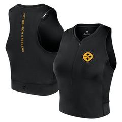 Women's Studio Fitted Gym Tank Top - Pittsburgh Steelers Tops