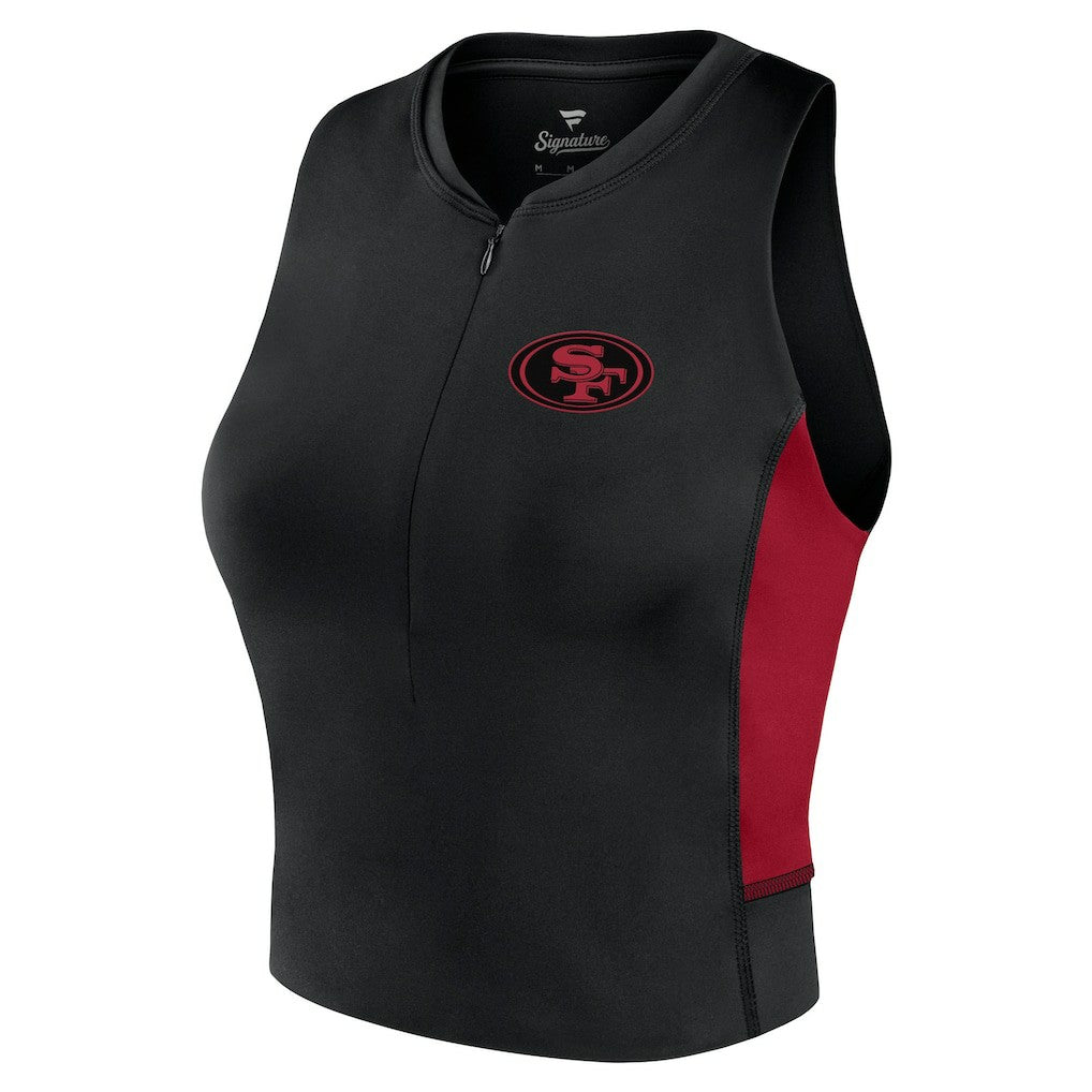 Women's Studio Fitted Gym Tank Top - San Francisco 49ers Tops