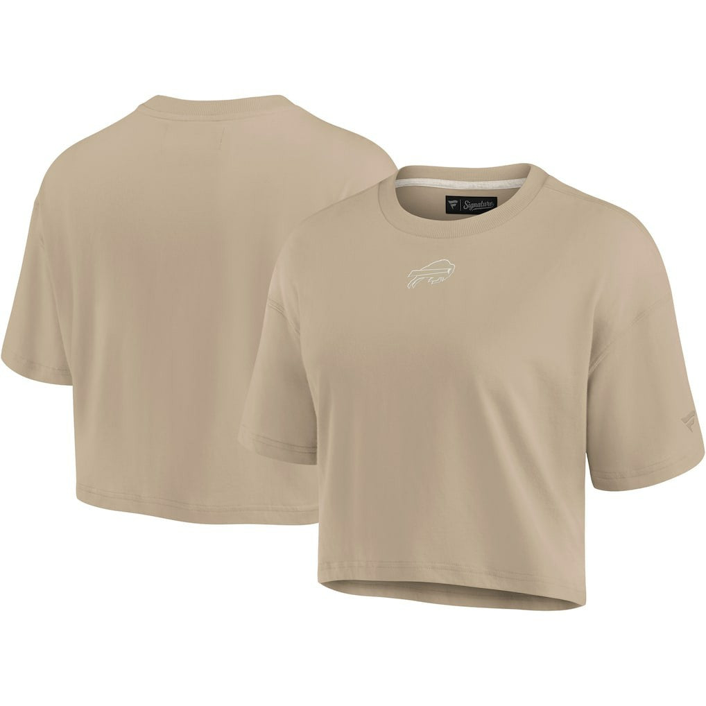 Women's Elements Super Soft Boxy Cropped T-Shirt - Buffalo Bills T-shirts