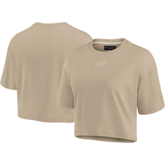 Women's Elements Super Soft Boxy Cropped T-Shirt - Buffalo Bills T-shirts