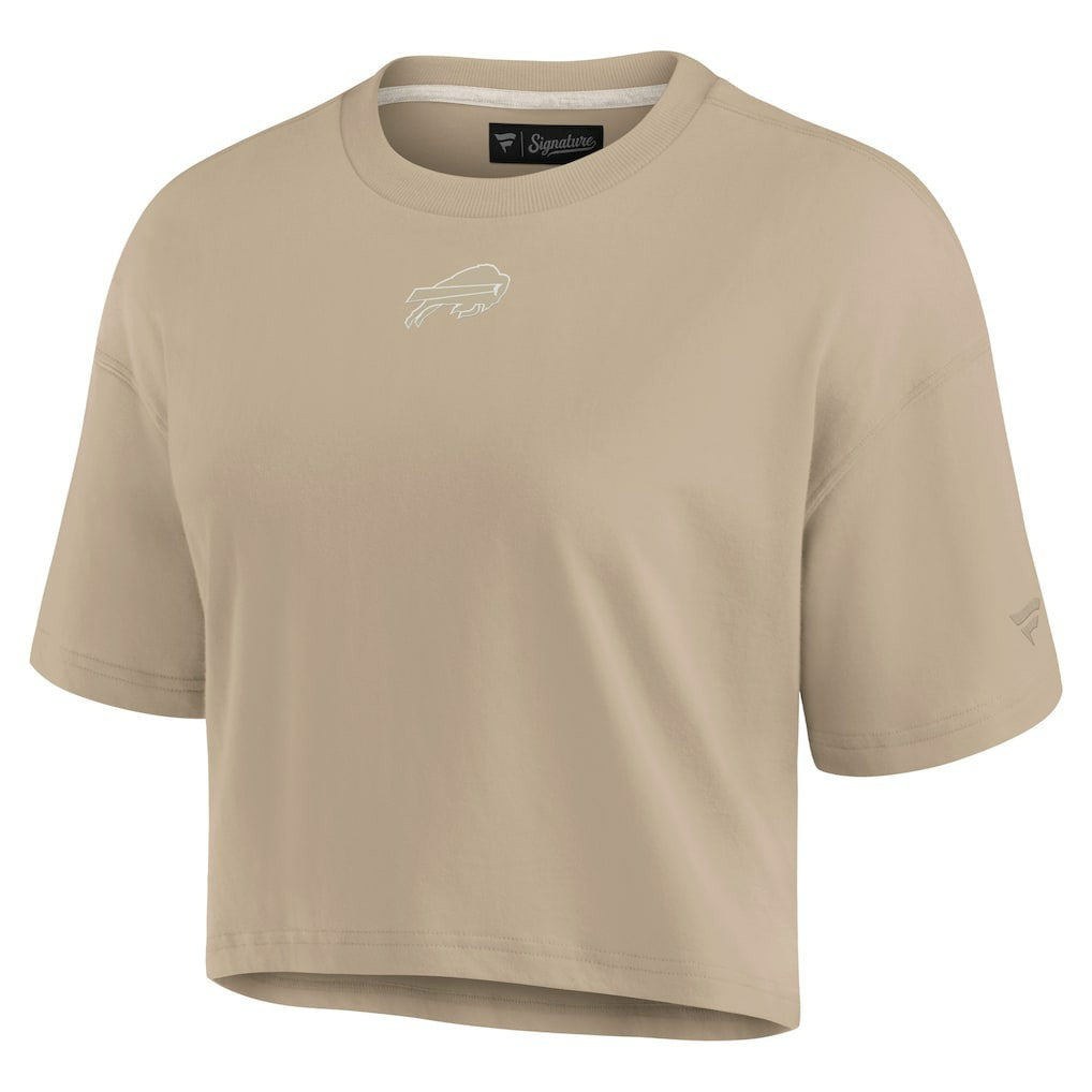 Women's Elements Super Soft Boxy Cropped T-Shirt - Buffalo Bills T-shirts