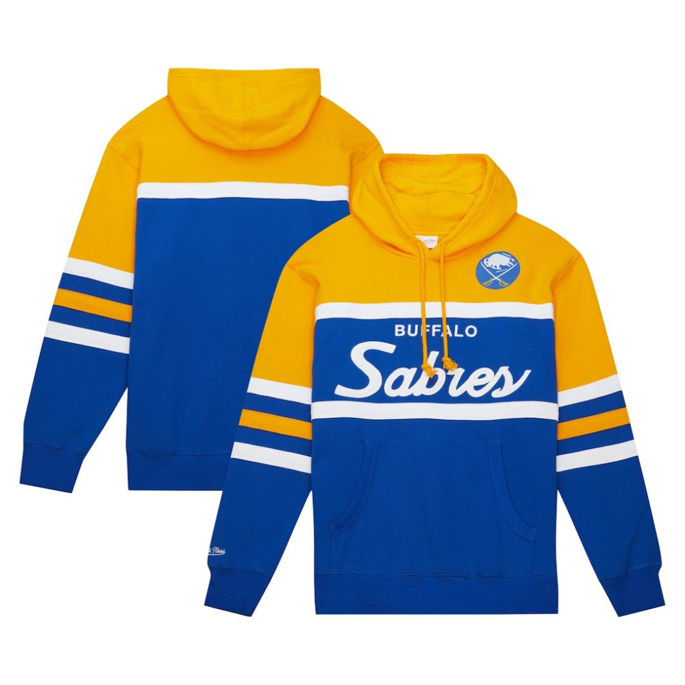 NHL Buffalo Sabres Mitchell & Ness Head Coach Pullover Hoodie