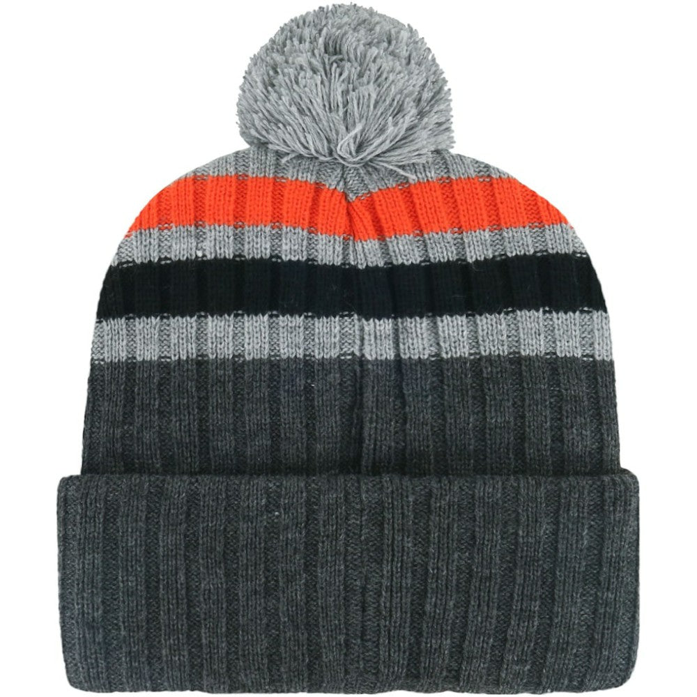 Gray San Francisco Giants '47 Stack Cuffed Knit Hat with Pom