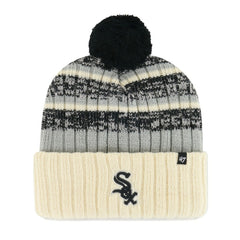 Natural Chicago White Sox '47 Tavern Cuffed Knit Hat with Pom