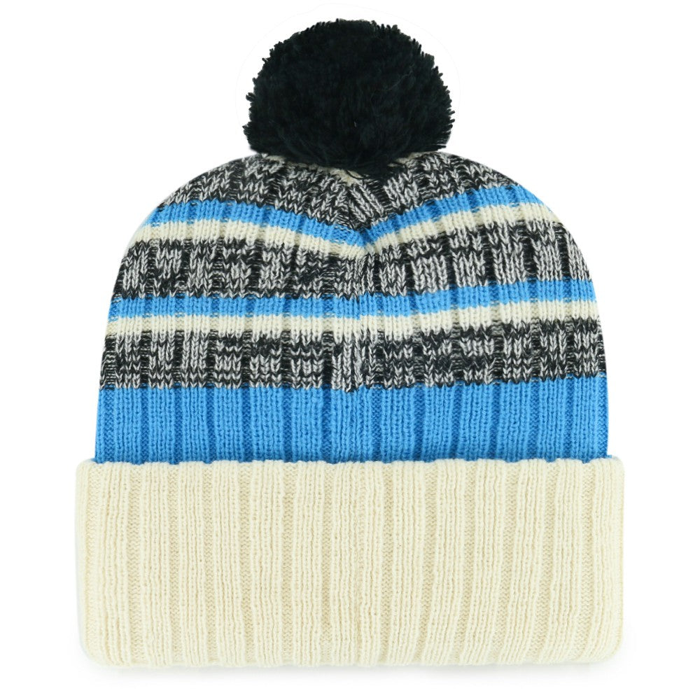 Natural Miami Marlins '47 Tavern Cuffed Knit Hat with Pom