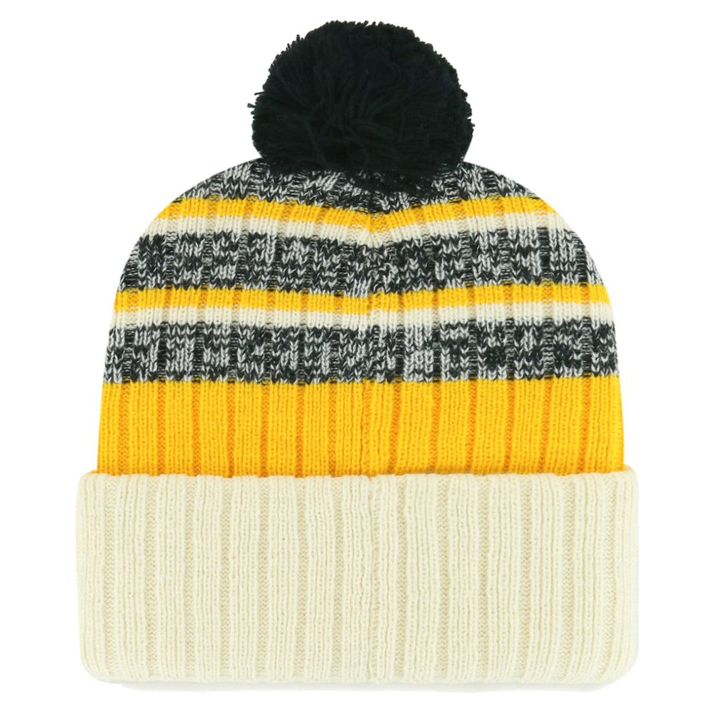 Natural Pittsburgh Pirates '47 Tavern Cuffed Knit Hat with Pom