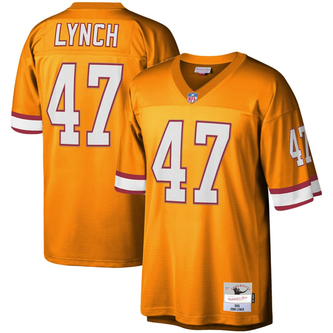 John Lynch  Youth 1995 Retired Player Legacy Jersey - Tampa Bay Buccaneers Jerseys