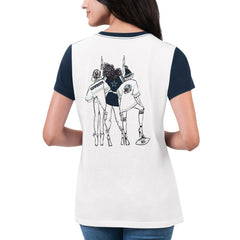G-III 4Her by Carl Banks Women's Fashion Illustration T-Shirt - Dallas Cowboys T-shirts