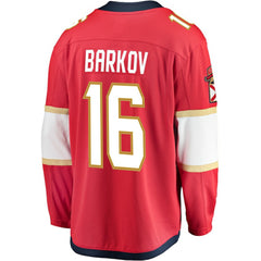 NHL Aleksander Barkov Florida Panthers Fanatics Captain Patch Home Breakaway Jersey