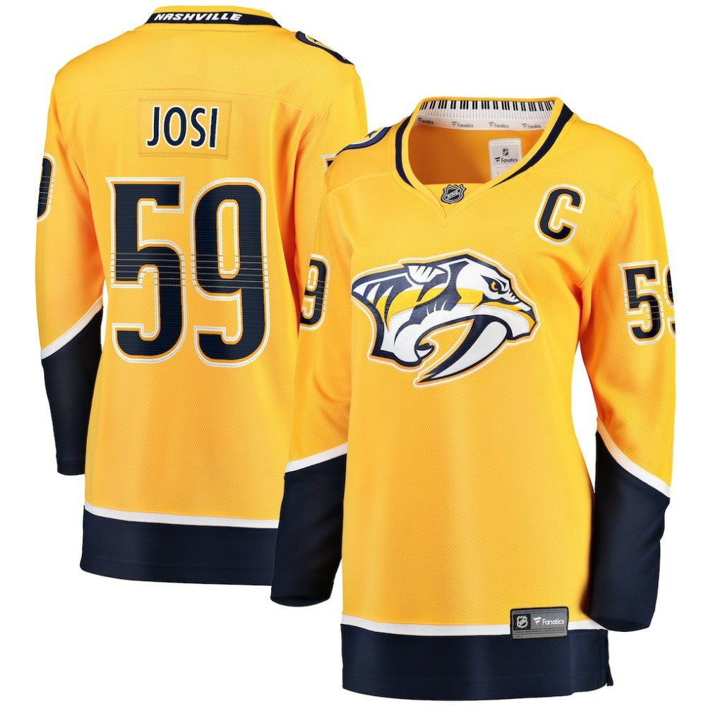 NHL Roman Josi Nashville Predators Fanatics Women's Home Breakaway Player Jersey