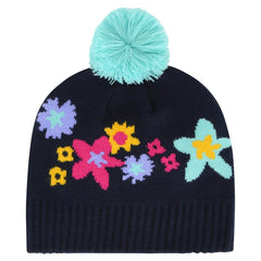 Navy Pittsburgh Pirates '47 Girls Youth Buttercup Knit Beanie with Pom