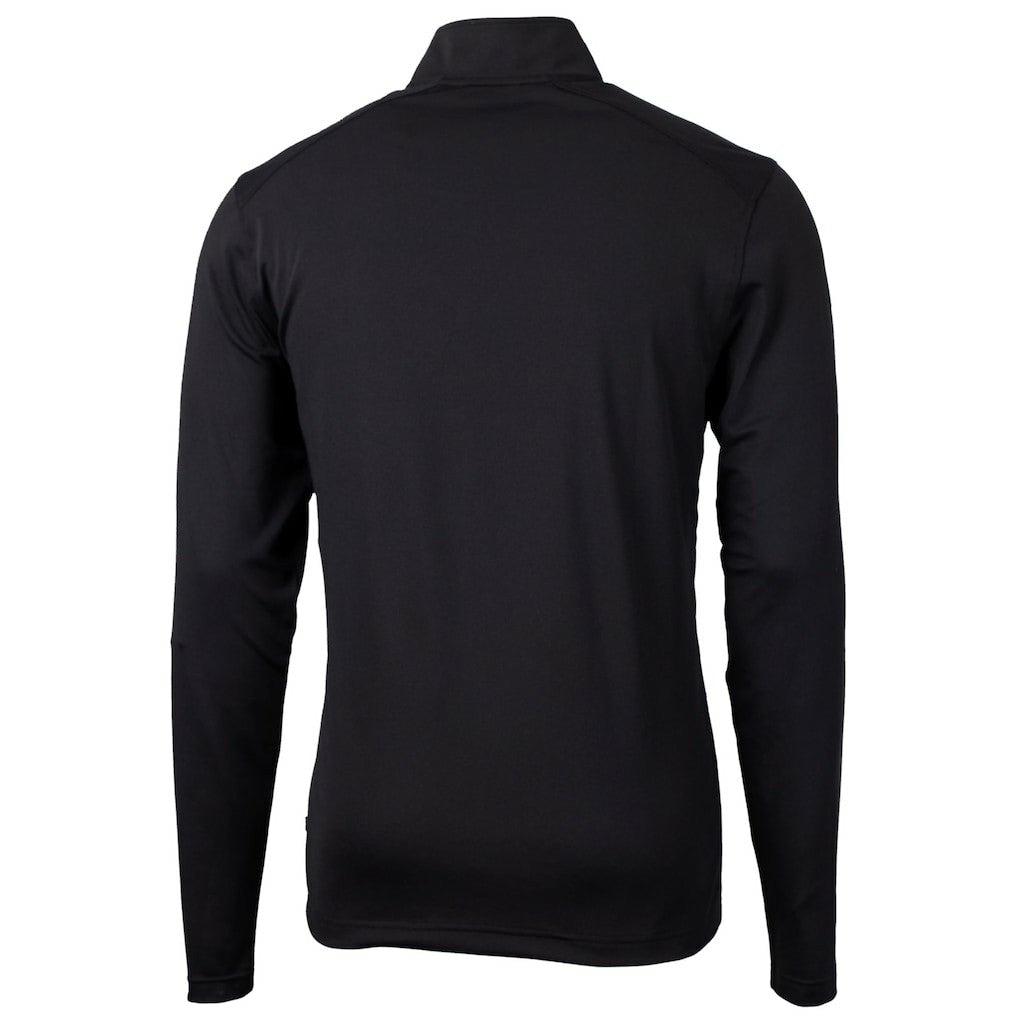 Cutter & Buck Gridiron Classics Big & Tall Virtue Eco Pique Recycled Quarter-Zip Pullover Top - Philadelphia Eagles Pullover