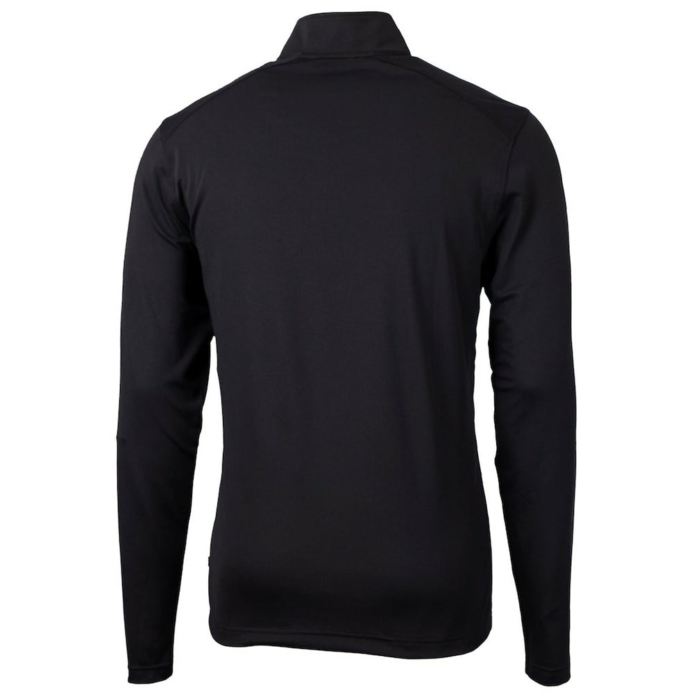 Cutter & Buck Gridiron Classics Big & Tall Virtue Eco Pique Recycled Quarter-Zip Pullover Top - Philadelphia Eagles Pullover