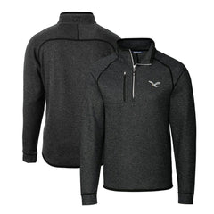Cutter & Buck Gridiron Classics Big & Tall Mainsail Sweater-Knit Half-Zip Pullover Jacket - Philadelphia Eagles Pullover