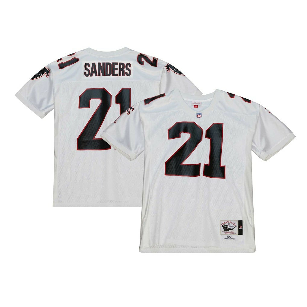 Deion Sanders  1991 Authentic Throwback Retired Player Jersey - Atlanta Falcons Jerseys