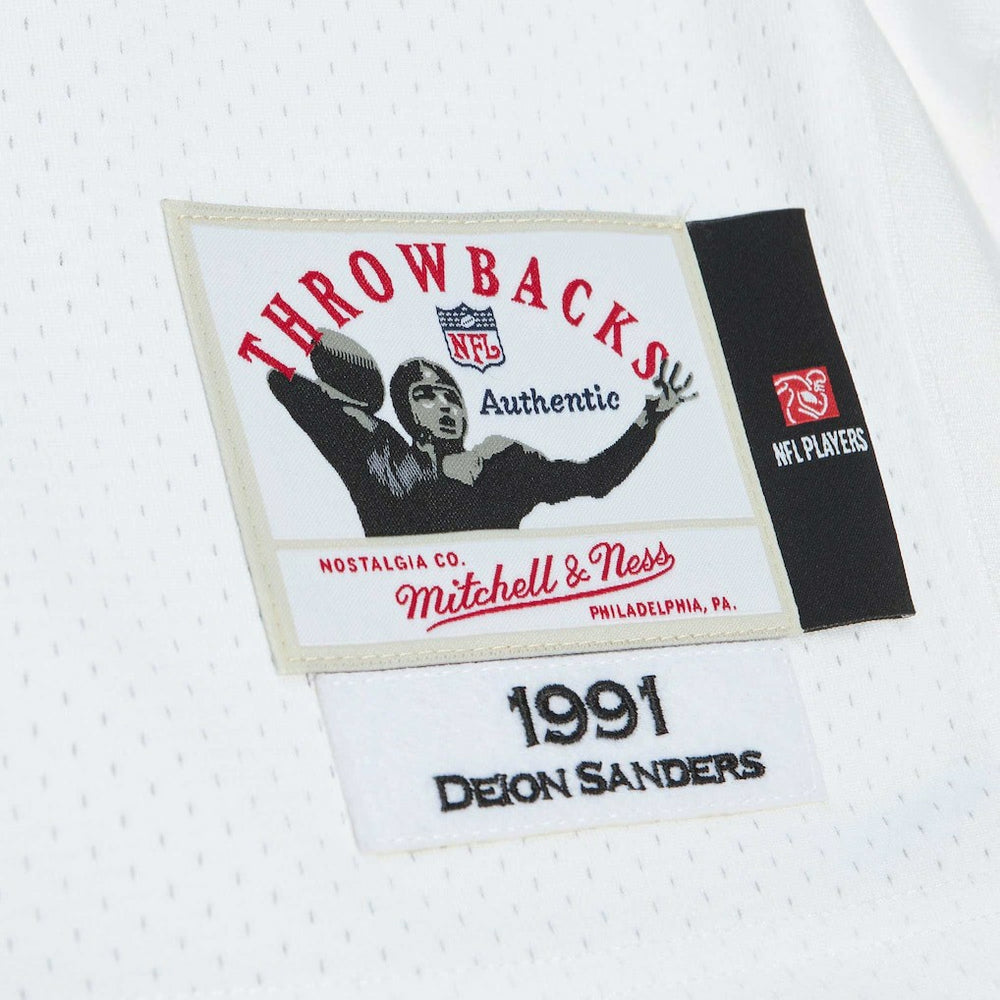 Deion Sanders  1991 Authentic Throwback Retired Player Jersey - Atlanta Falcons Jerseys