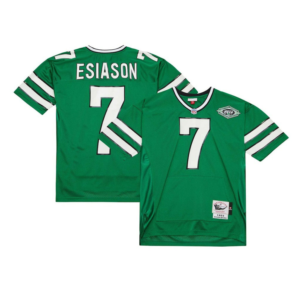 Boomer Esiason  1993 Authentic Throwback Retired Player Pocket Jersey - New York Jets Jerseys