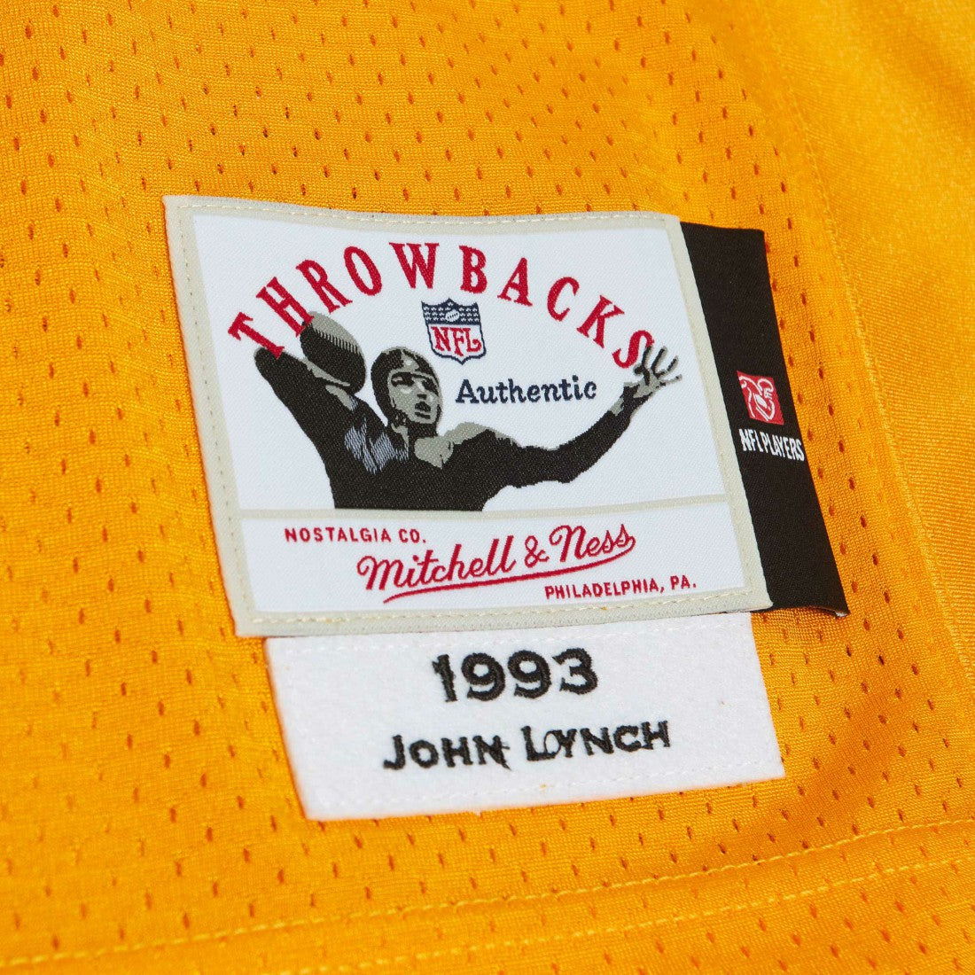 John Lynch  1993 Authentic Throwback Retired Player Jersey - Tampa Bay Buccaneers Jerseys