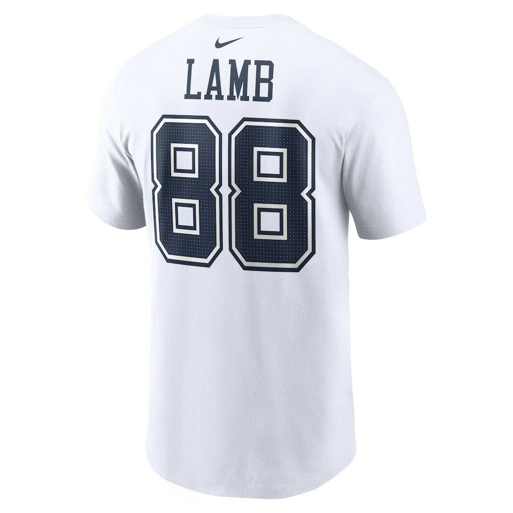 CeeDee Lamb  Player Name & Number T-Shirt - Dallas Cowboys T-shirts