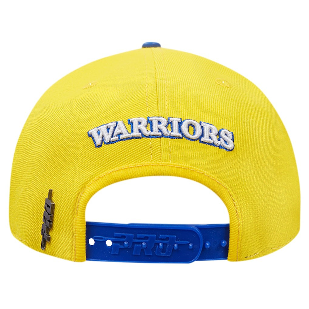 Golden State Warriors Pro Standard Pinch Chevron Adjustable Hat sale
