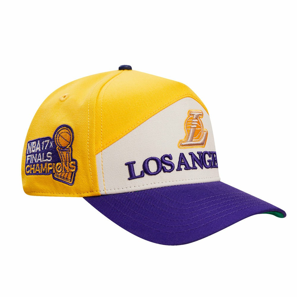 Los Angeles Lakers Pro Standard Pinch Chevron Adjustable Hat