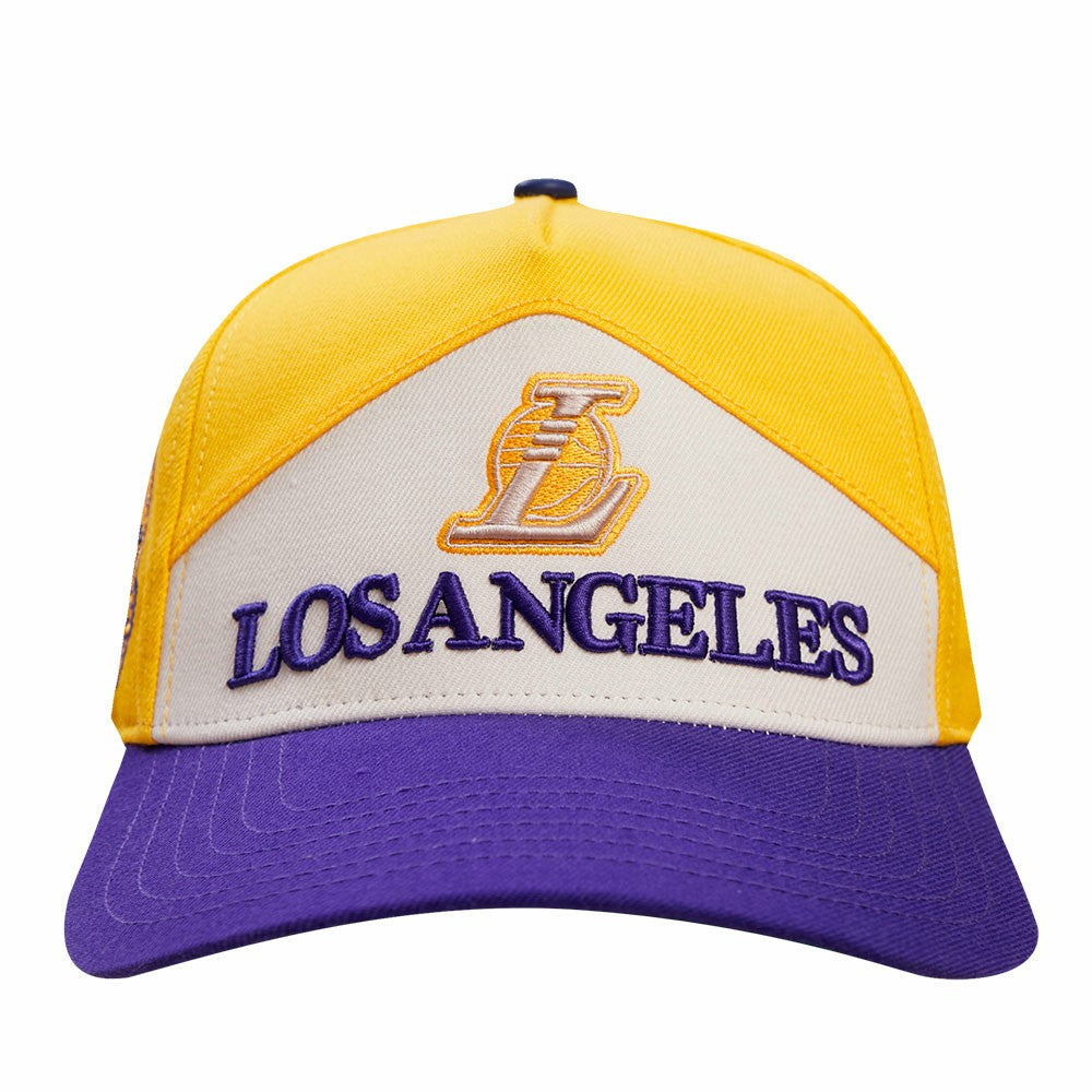 Los Angeles Lakers Pro Standard Pinch Chevron Adjustable Hat