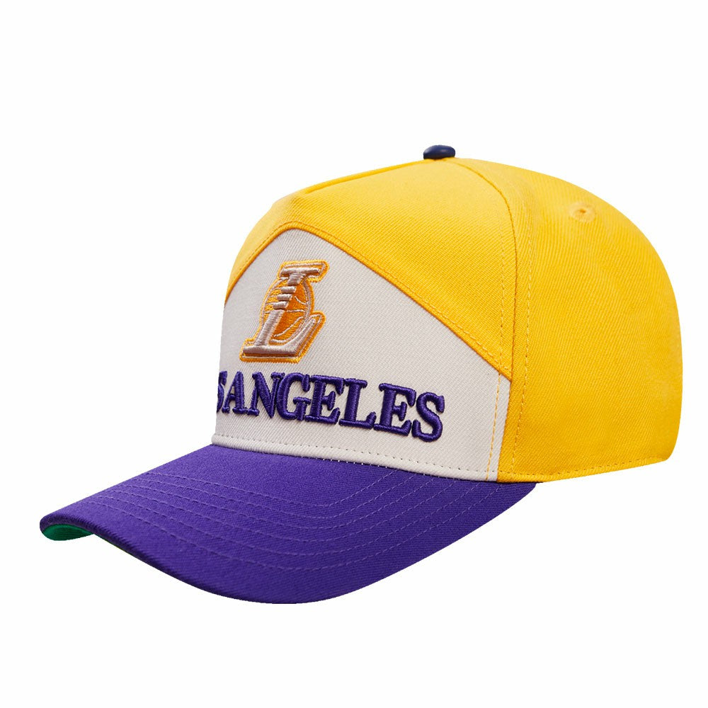 Los Angeles Lakers Pro Standard Pinch Chevron Adjustable Hat