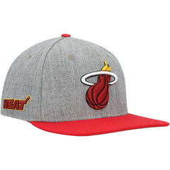 Miami Heat Pro Standard Classic Logo Two-Tone Snapback Hat