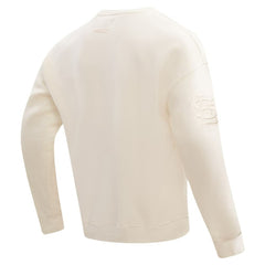 Cream St. Louis Cardinals Pro Standard Neutral Drop Shoulder Pullover Sweatshirt