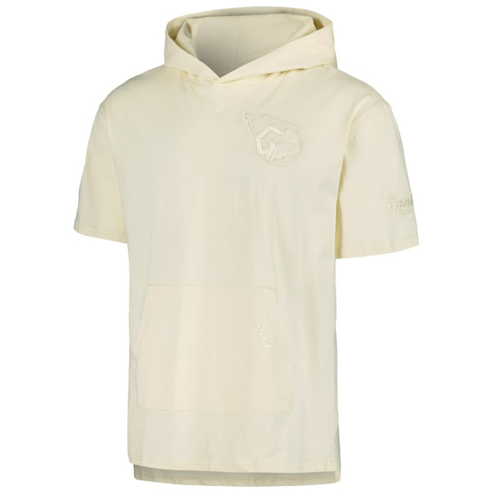 Cream Cleveland Guardians Pro Standard Neutral Hoodie T-Shirt