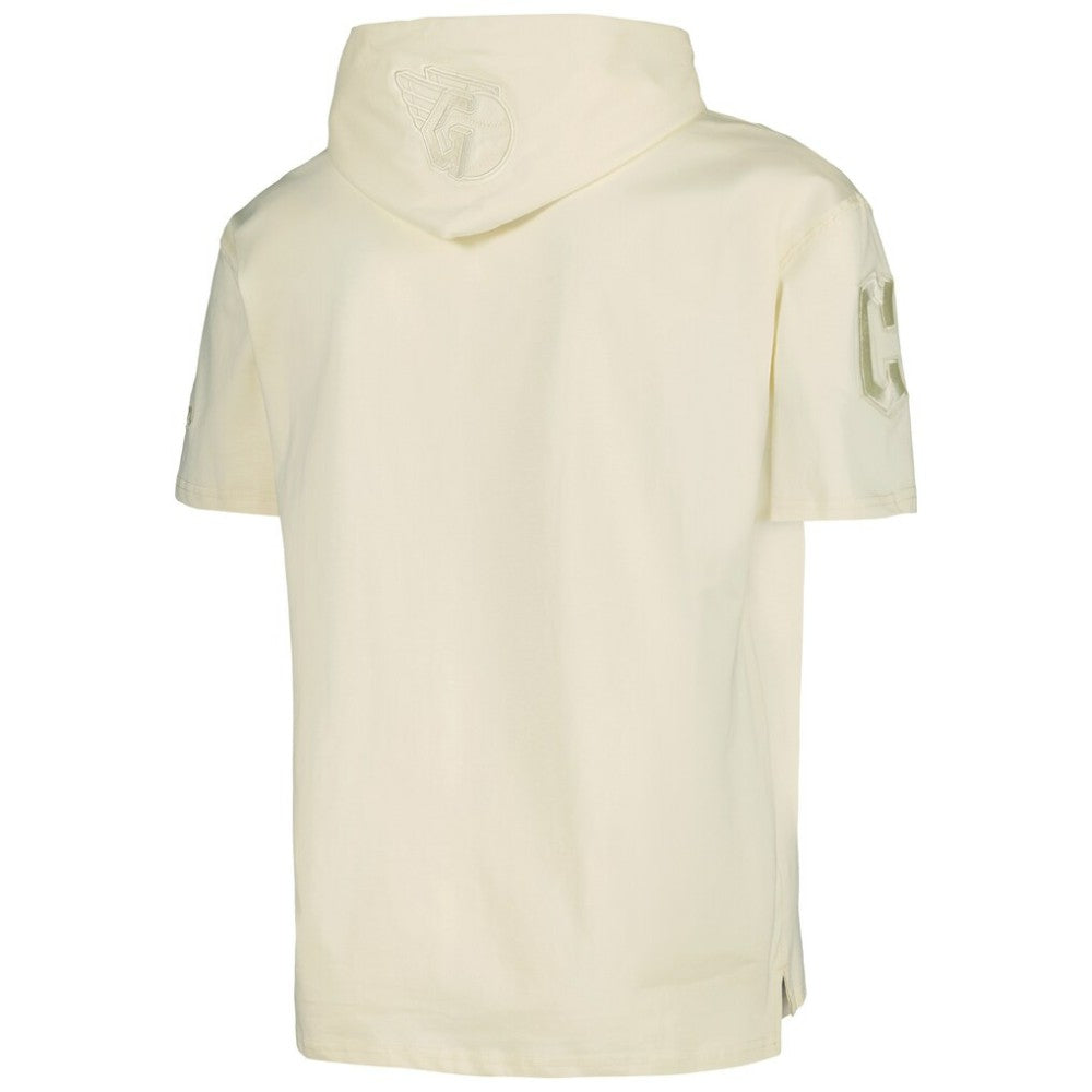 Cream Cleveland Guardians Pro Standard Neutral Hoodie T-Shirt