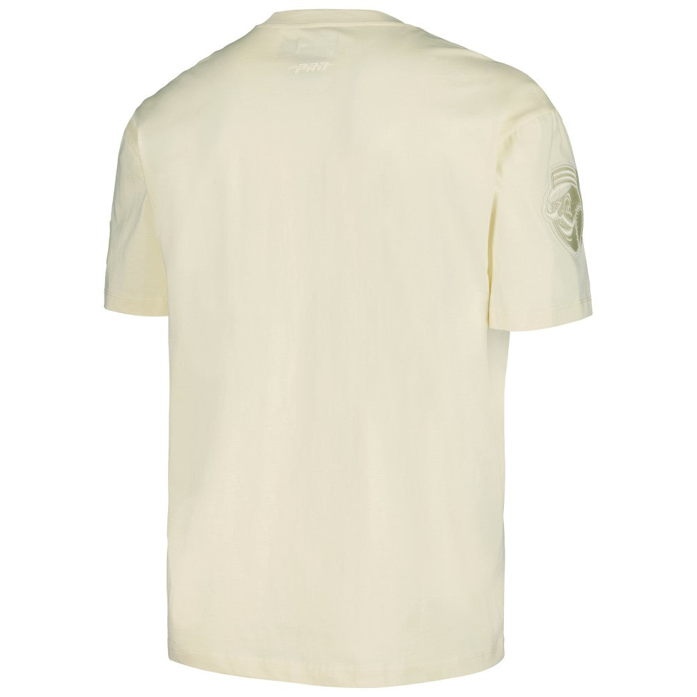 Cream Cincinnati Reds Pro Standard Oversized Neutral CJ Dropped Shoulders T-Shirt