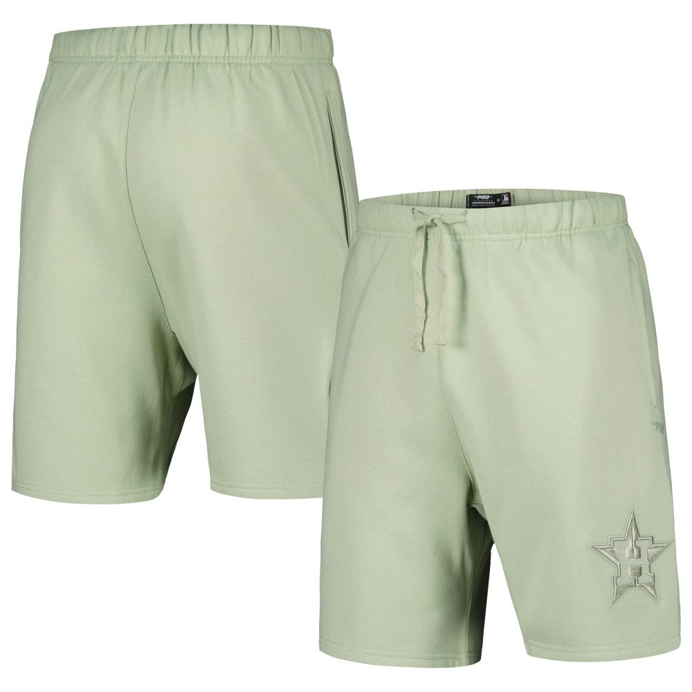 Light Green Houston Astros Pro Standard Neutral Fleece Shorts