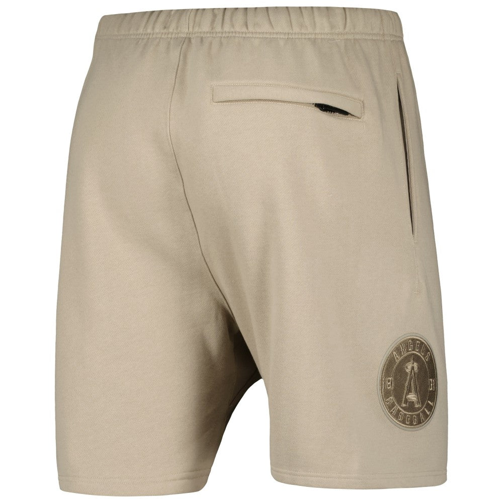 Khaki Los Angeles Angels Pro Standard Neutral Fleece Shorts