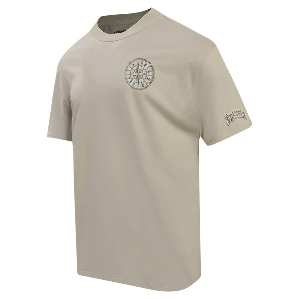 Tan Seattle Mariners Pro Standard Oversized Neutral CJ Dropped Shoulders T-Shirt