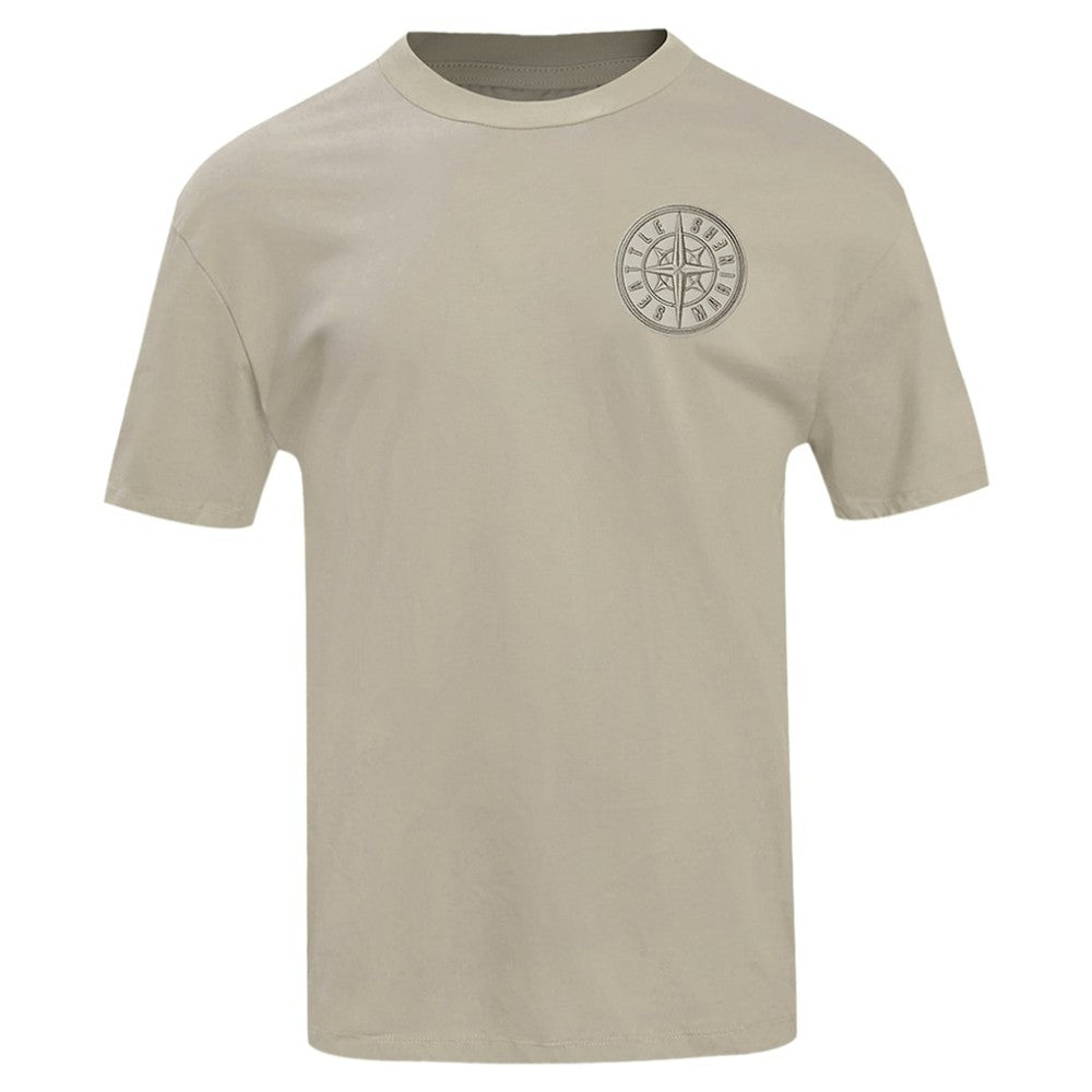 Tan Seattle Mariners Pro Standard Oversized Neutral CJ Dropped Shoulders T-Shirt