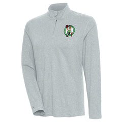 Boston Celtics Antigua Women's Confront Quarter-Zip Pullover Top