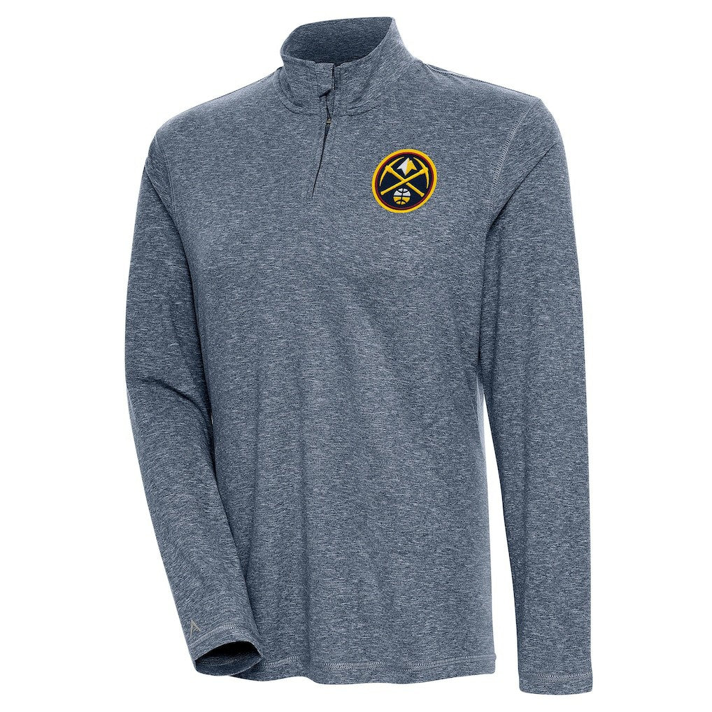 Denver Nuggets Antigua Women's Confront Quarter-Zip Pullover Top sale