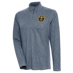 Denver Nuggets Antigua Women's Confront Quarter-Zip Pullover Top sale