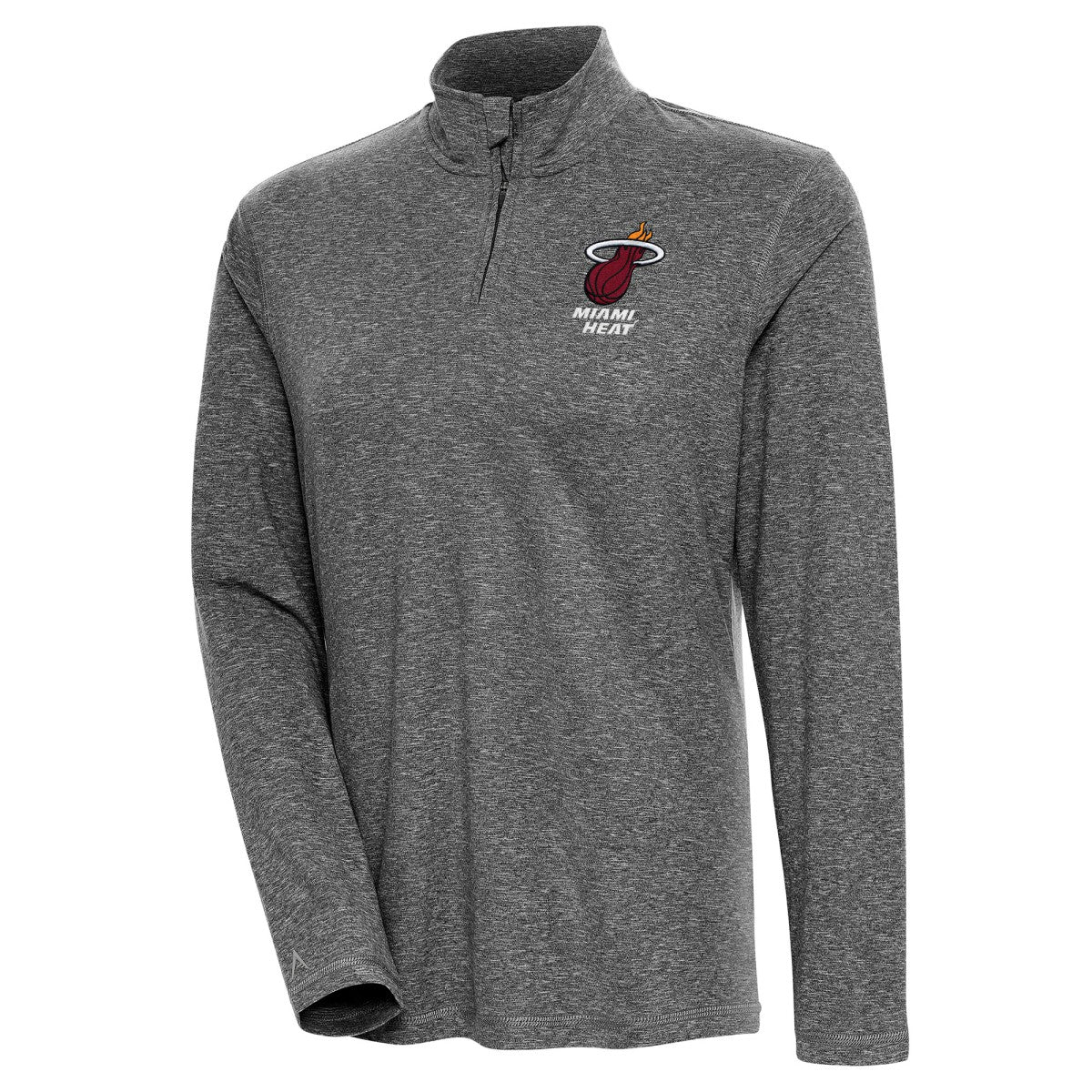 Miami Heat Antigua Women's Confront Quarter-Zip Pullover Top