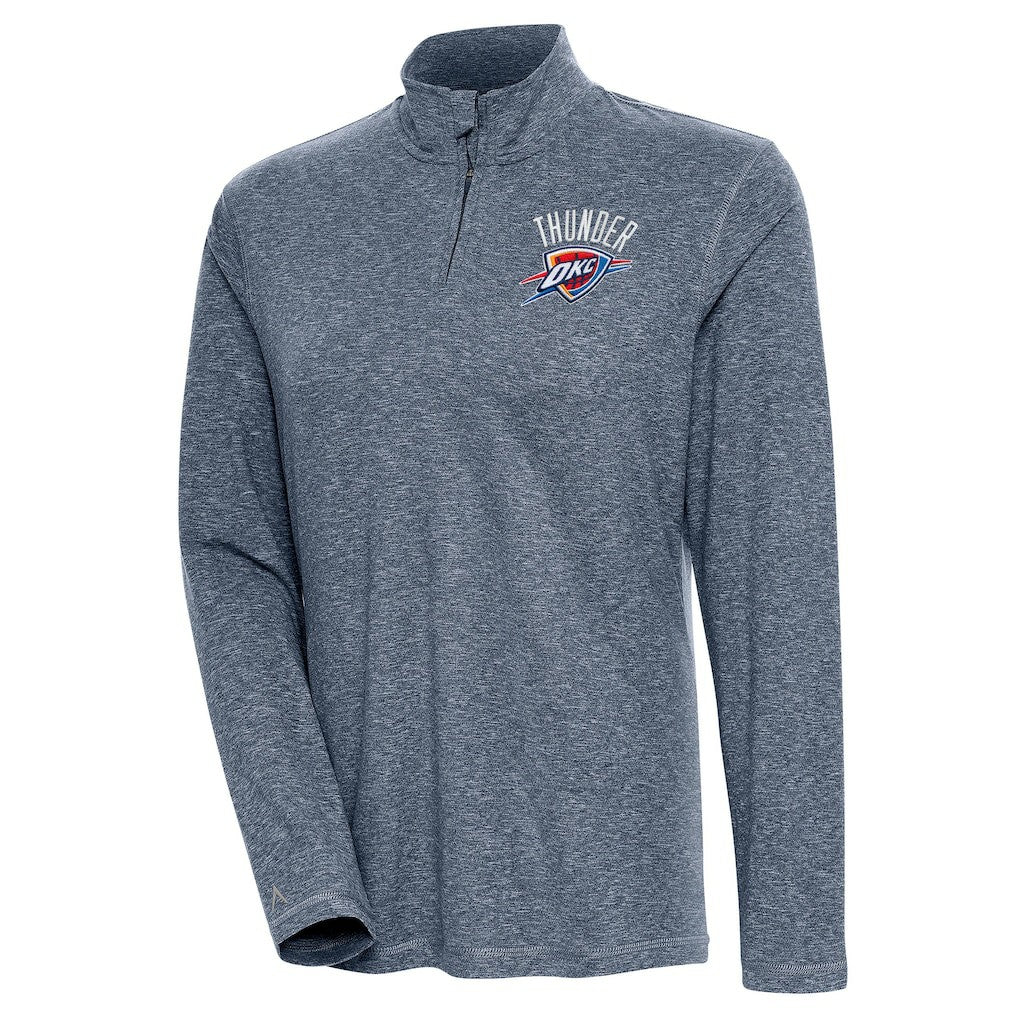 Oklahoma City Thunder Antigua Women's Confront Quarter-Zip Pullover Top