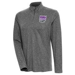 Sacramento Kings Antigua Women's Confront Quarter-Zip Pullover Top