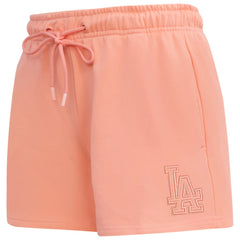 Pink Los Angeles Dodgers Pro Standard Women's Neutral Fleece Shorts