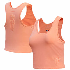 Pink San Francisco Giants Pro Standard Women's Neutral Fitted Racerback Tank Top