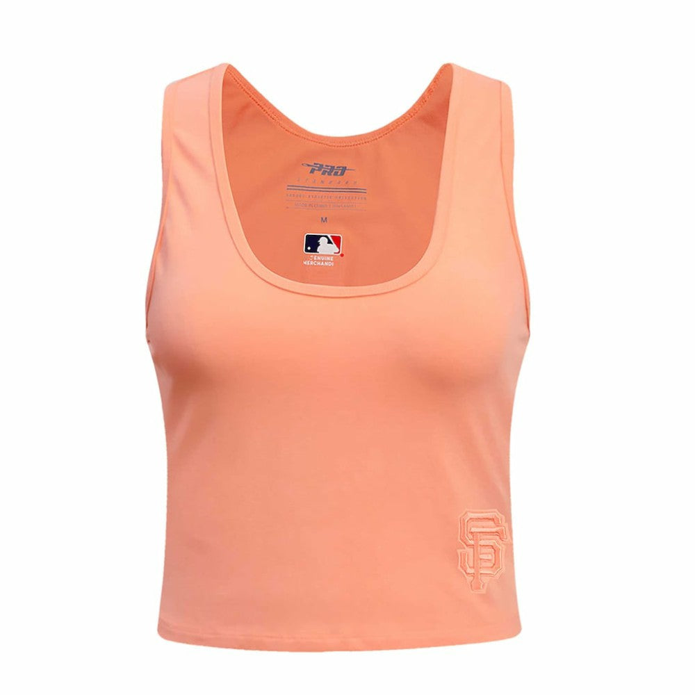 Pink San Francisco Giants Pro Standard Women's Neutral Fitted Racerback Tank Top