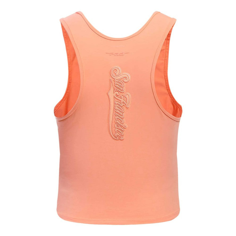 Pink San Francisco Giants Pro Standard Women's Neutral Fitted Racerback Tank Top